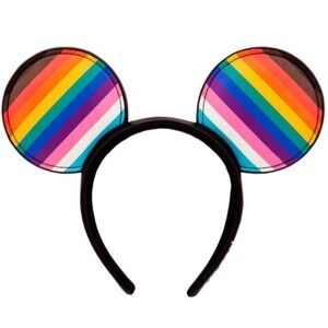 NWT Disney Pride Mickey Ears Headband